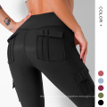 Sportswear Heart Butt Yoga Pants Tummy Control Leggings High Waist Scrunch Pocket Butt Leggings